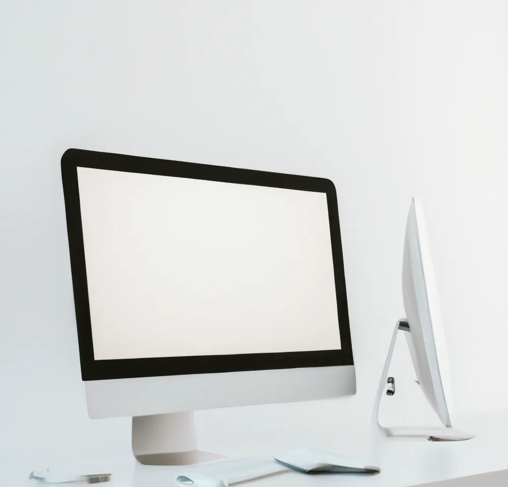 Arbeitsplatz mit Monitor – Webdesign für Unternehmen in Würzburg